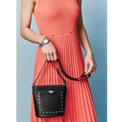 Ricki Small Bucket Bag -Brighton Handbags Outlet Store ricki small bucket bag black 3 28428d44 7c2c 4e0f aca3 63fdefee5219