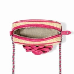 Rosie Straw Camera Bag -Brighton Handbags Outlet Store rosie straw camera bag natural orchid 1