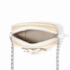 Rosie Straw Camera Bag -Brighton Handbags Outlet Store rosie straw camera bag white 1