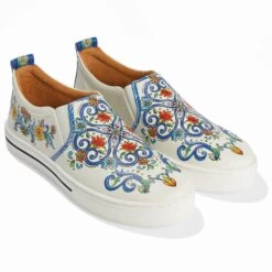 Salon Sneakers -Brighton Handbags Outlet Store salon sneakers white multi 0