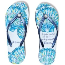 Sand Flip Flops -Brighton Handbags Outlet Store sand flip flops blues 2