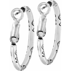 Small Hoop Charm Earrings -Brighton Handbags Outlet Store small hoop charm earrings silver 1 363ede87 93c1 4b2d 91c5 c6184c8ff2dd