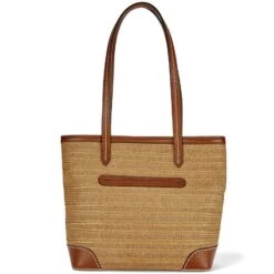 Tara Straw Tote -Brighton Handbags Outlet Store tara straw tote natural bourbon 2