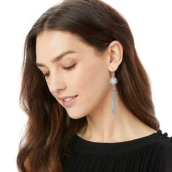 Telluride Sunburst Tassel French Wire Earrings -Brighton Handbags Outlet Store telluride sunburst tassel french wire earrings silver 2 3dae44d2 a423 4dda 95da 9c8678e64082