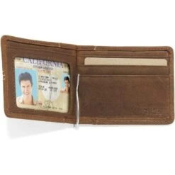 Trinidad Deep Sea Money Clip Wallet -Brighton Handbags Outlet Store trinidad deep sea money clip wallet bark 1