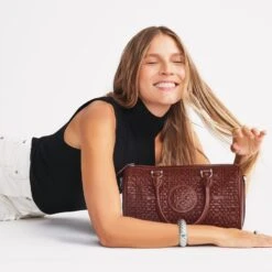 Vereda Satchel -Brighton Handbags Outlet Store vereda satchel garnet 3