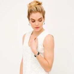 Wiltern Hinged Bangle -Brighton Handbags Outlet Store wiltern hinged bangle black silver 2 f0324e3a 742d 492d aa81 81b693b55fb2